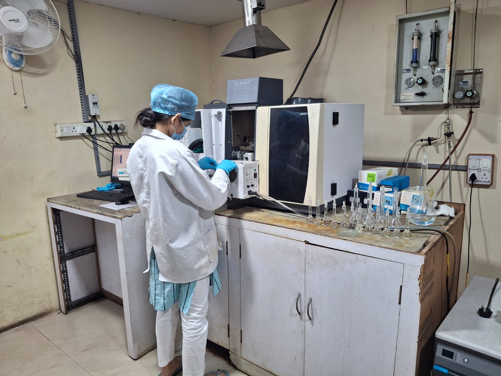 Water testing laboratory